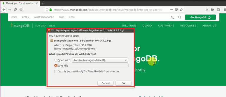 download mongodb apt-get ubuntu