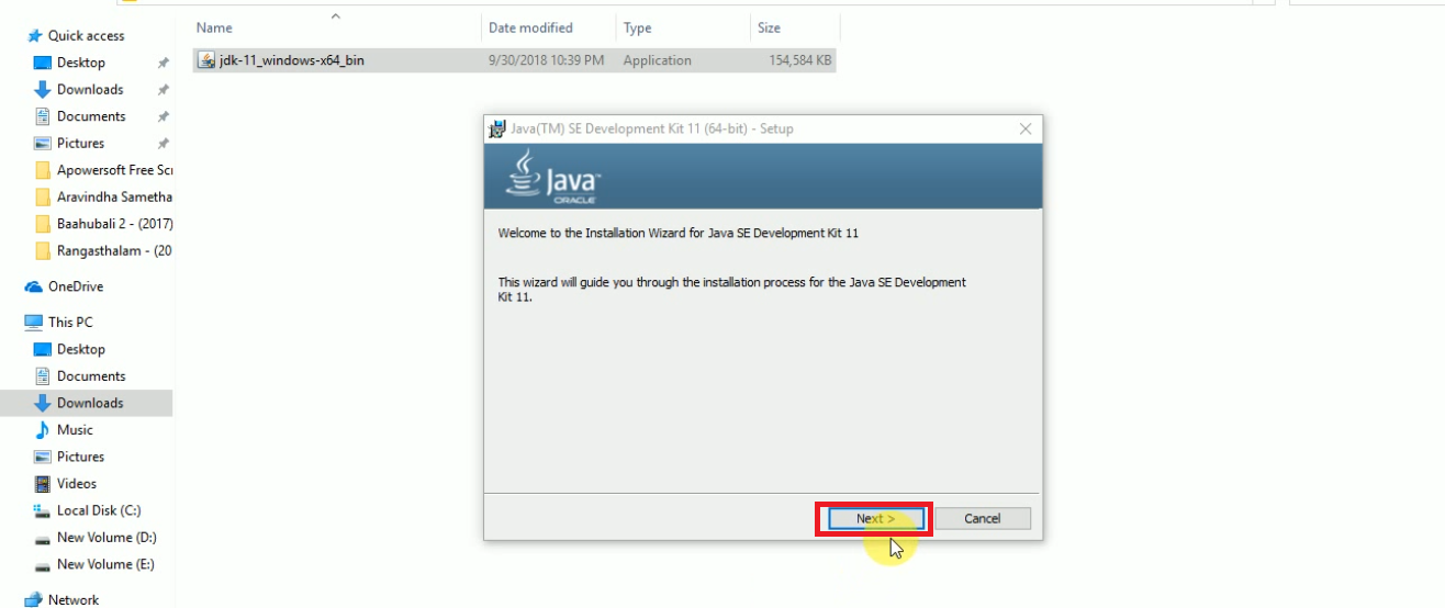 java won t install on windows 10