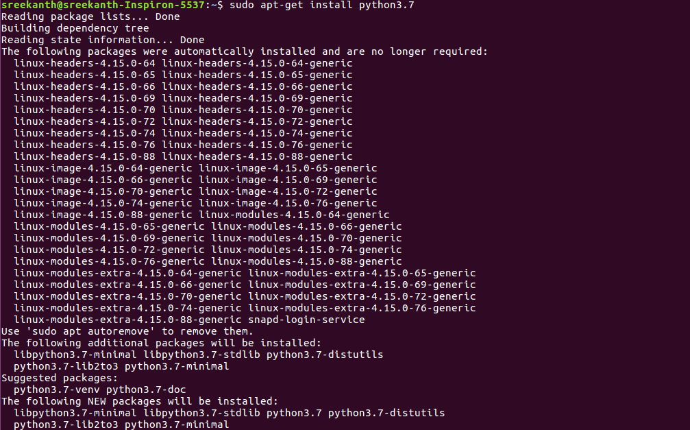 install python3 ubuntu